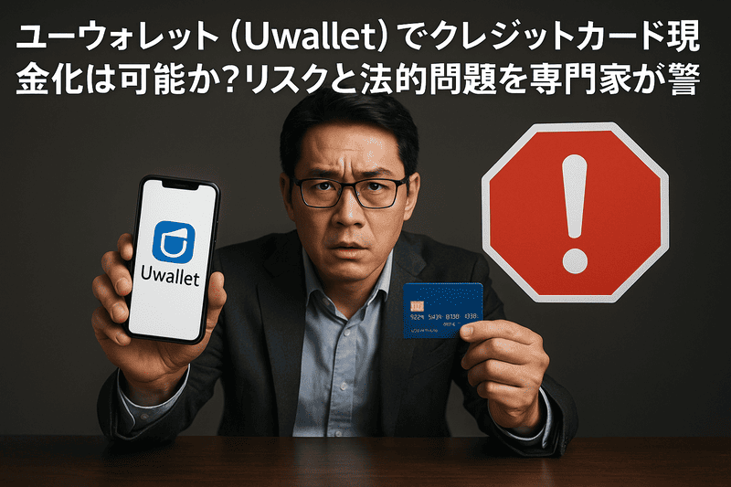 ユーウォレット（Uwallet）でクレジットカード現金化は可能か？リスクと法的問題を専門家が警告