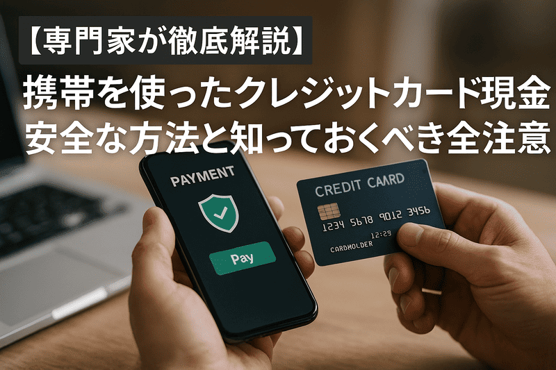 【専門家が徹底解説】携帯を使ったクレジットカード現金化｜安全な方法と知っておくべき全注意点