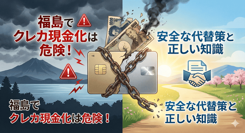 福島でクレジットカード現金化を検討中の方へ！知っておくべきリスクと安全な代替策